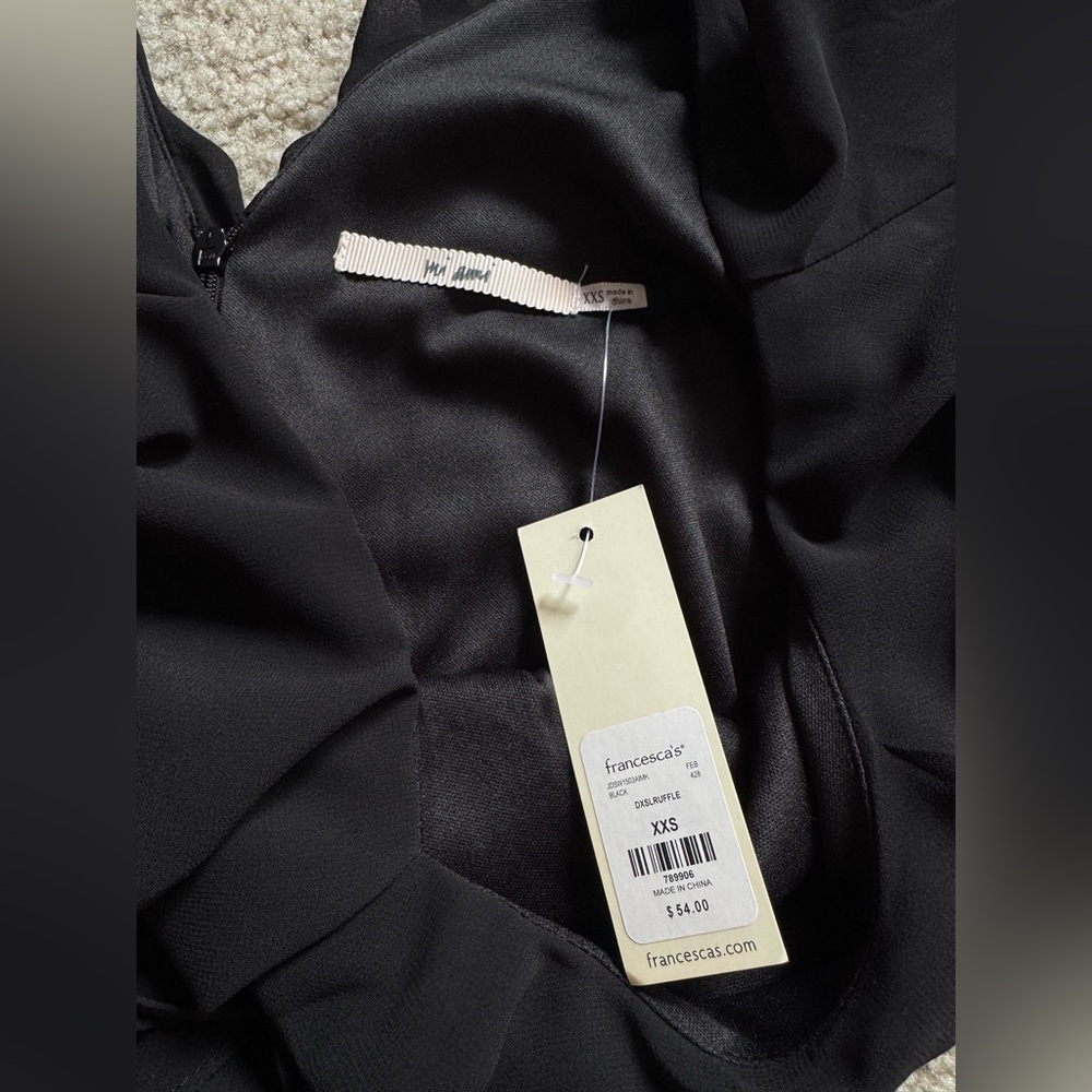 Francesca's Black Jumpsuit